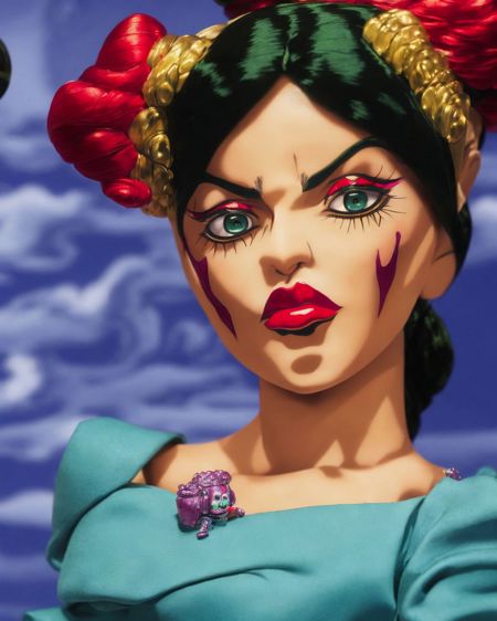 00941-3483562959-An oil painting of Jolyne Cujoh as ((a doll)), Very detailed, clean, high quality, sharp image, Mark Ryden.jpg